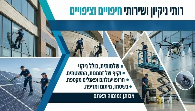 צוות ניקיון מקצועי במשרדים